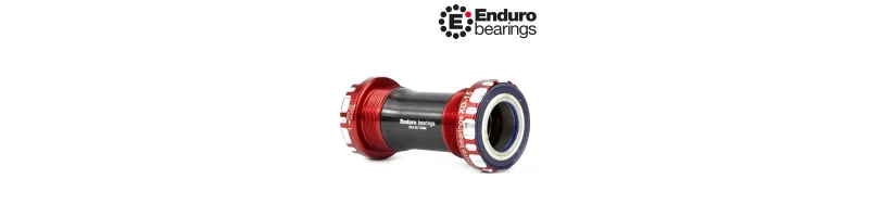 Stredové zloženie BKC-0550 BSA SHIMANO 24mm ENDURO BEARINGS červené