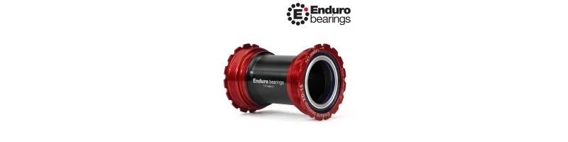 Stredové zloženie BKC-0720 T47-vnútorné 30mm ENDURO BEARINGS červené