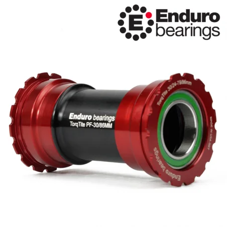 Stredové zloženie BKS-0140 TorqTite BB386 SHIMANO 24mm ENDURO BEARINGS červené