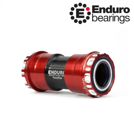 Stredové zloženie BKC-0680 TorqTite BB30 24mm Shimano ENDURO BEARINGS červené