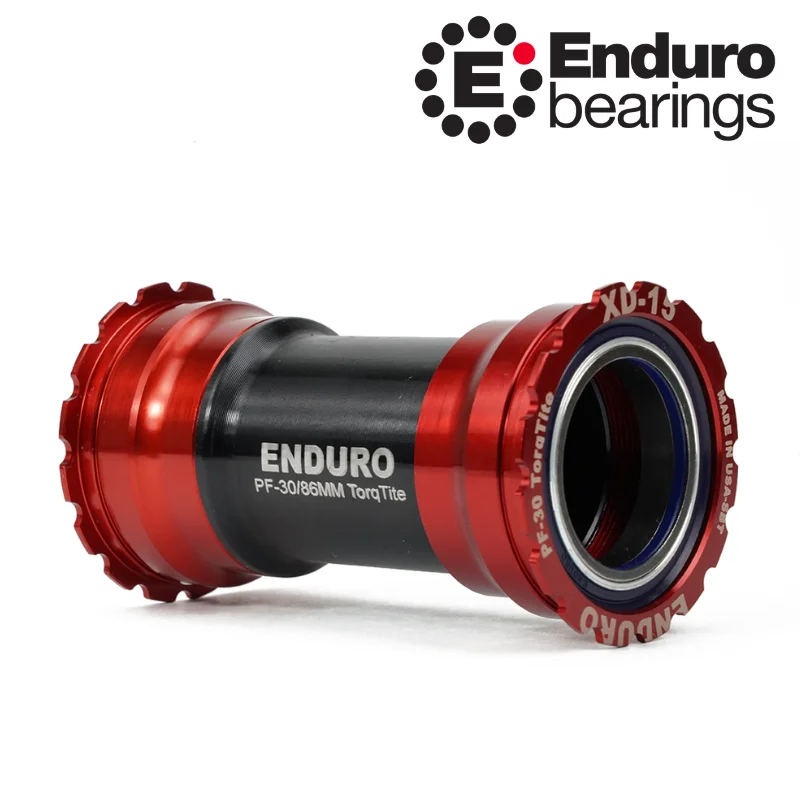 Stredové zloženie BKC-0690 TorqTite BB386 ENDURO BEARINGS červené