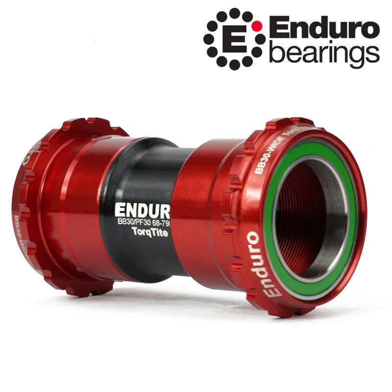 Stredové zloženie BKS-0158 TorqTite BB30 30mm ENDURO BEARINGS červené