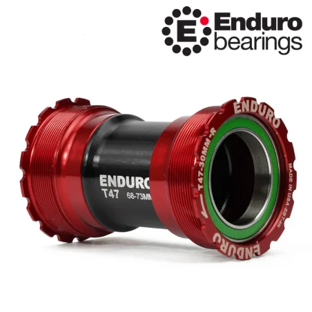 Stredové zloženie BKS-0200 T47-vnútorné 30mm ENDURO BEARINGS červené