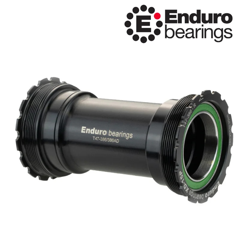 Stredové zloženie BKC-0791 T47-vnútorné 30mm BB386 ENDURO BEARINGS čierne