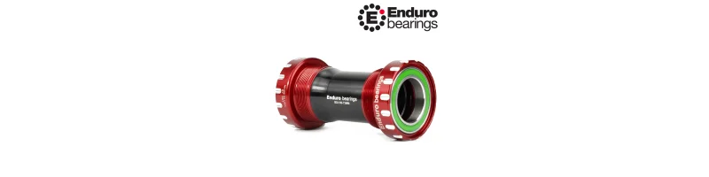 Stredové zloženie BKS-6036 BSA pre cestné kľuky SHIMANO 24mm ENDURO BEARINGS červené