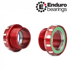 Stredové zloženie BKS-0442 pre talianske závitové rámy 30mm ENDURO BEARINGS červené