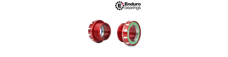 Stredové zloženie BKS-0442 pre talianske závitové rámy 30mm ENDURO BEARINGS červené