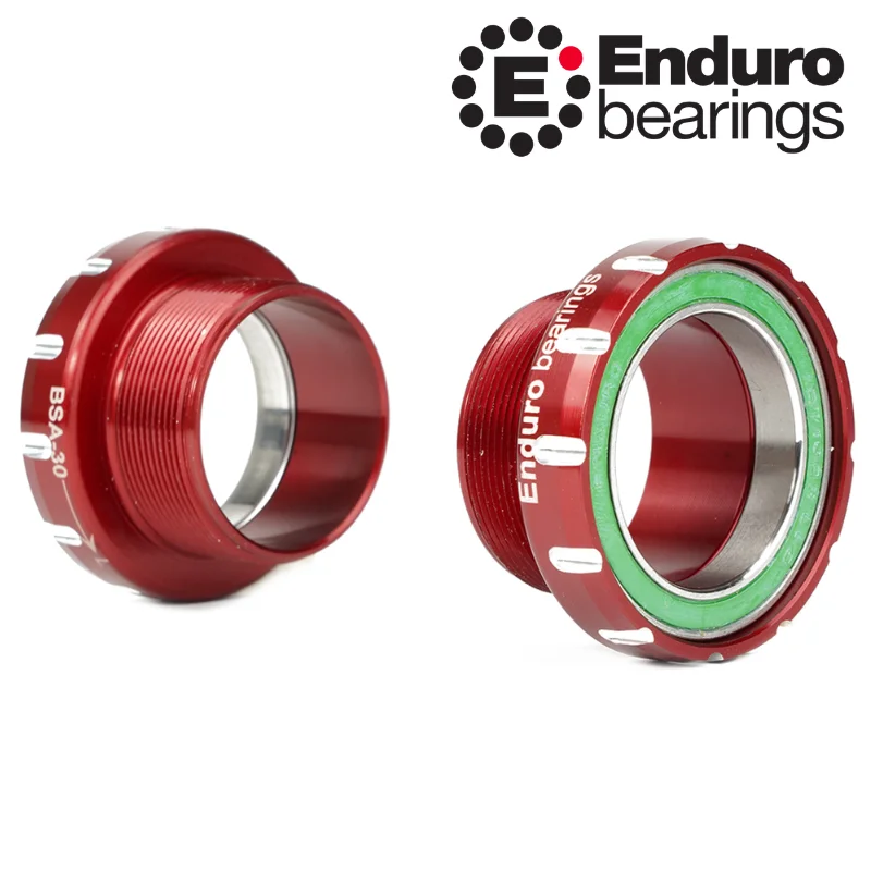 Stredové zloženie BKS-6052 BSA pre kľuky 30mm ENDURO BEARINGS červené