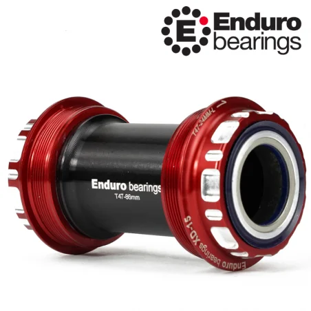 Stredové zloženie BKC-0740 T47-vnútorné 24mm Shimano ENDURO BEARINGS červené