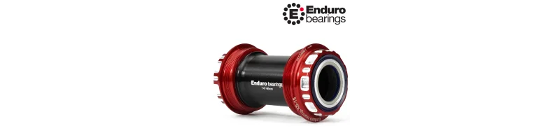 Stredové zloženie BKC-0740 T47-vnútorné 24mm Shimano ENDURO BEARINGS červené