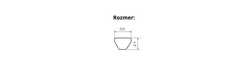 Polyuretánový remeň 3M-206 La BANFLEX BANDO