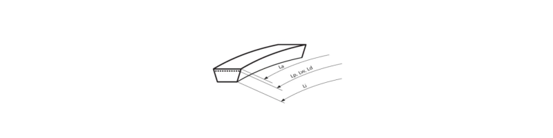 Klinový remeň SPB 4250 Lw/4272 La MAXBELT