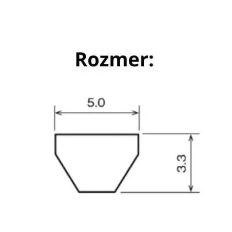 Polyuretánový remeň 5M-1120 La BANFLEX BANDO