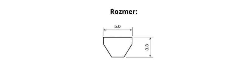 Polyuretánový remeň 5M-280 La BANFLEX BANDO