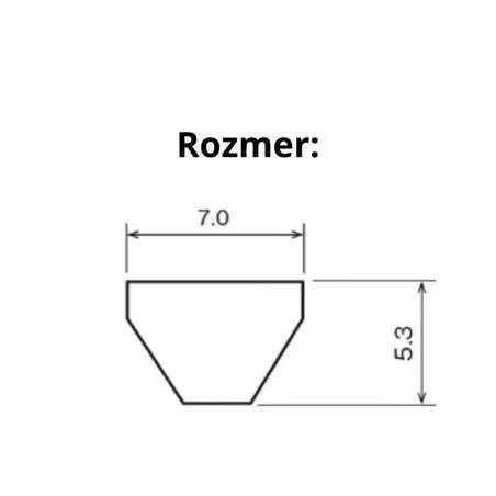 Polyuretánový remeň 7M-1120 La BANFLEX BANDO