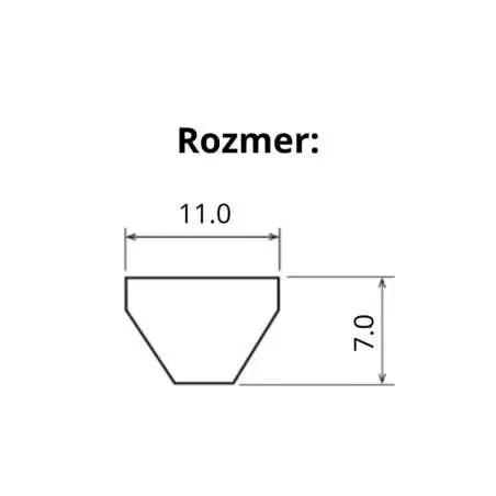 Polyuretánový remeň 11M-1120 La BANFLEX BANDO