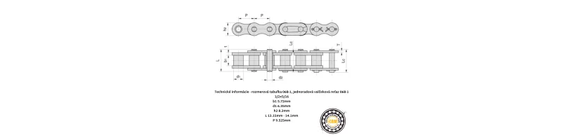 Reťaz 06B-1 RENOLD SD