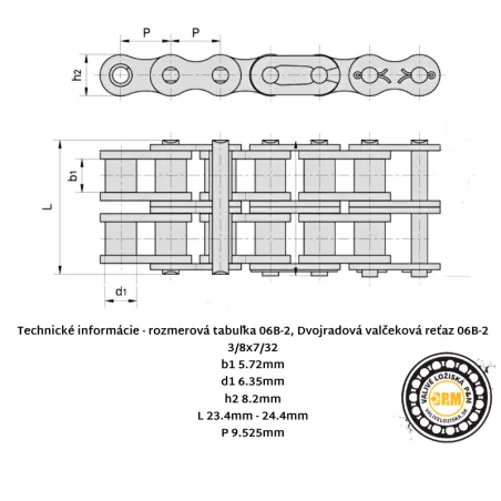 Reťaz 06B-2 RENOLD SD