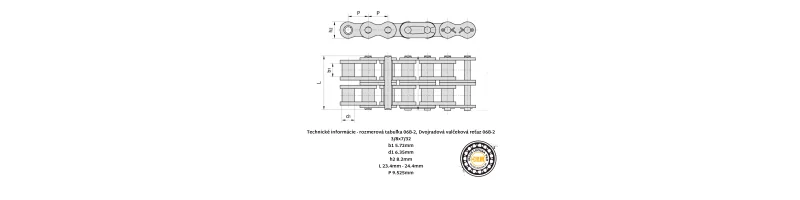 Reťaz 06B-2 RENOLD SD