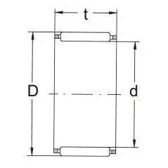 Ložisko K 20x28x20 FBJ