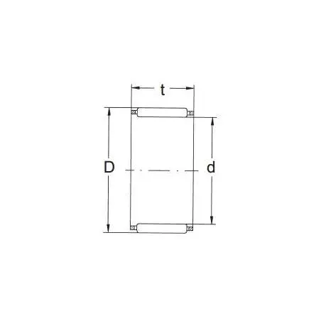 Ložisko K 20x28x20 FBJ