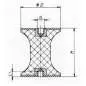 SILENTBLOK D50x30/M10, CT50x30