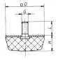 SILENTBLOK D125xH45/M16x45, K125x45